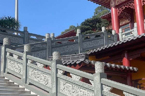 大连古建仿古石栏杆定制 案例三